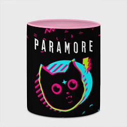 Кружка 3D Paramore - rock star cat, цвет: 3D-белый + розовый — фото 2