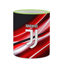 Кружка 3D Juventus geometry sport line, цвет: 3D-светло-зеленый кант — фото 2