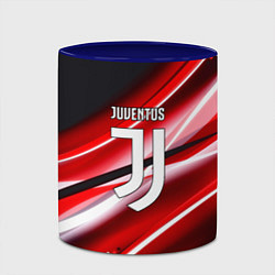 Кружка 3D Juventus geometry sport line, цвет: 3D-белый + синий — фото 2