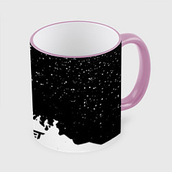 Кружка 3D Skillet rock music band, цвет: 3D-розовый кант