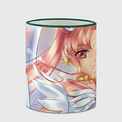 Кружка 3D Sailor Moon Малышка, цвет: 3D-зеленый кант — фото 2