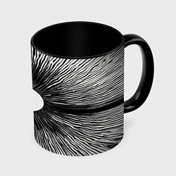 Кружка 3D Поглощение, цвет: 3D-белый + черный