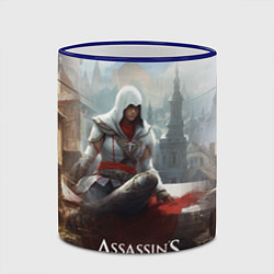 Кружка 3D Assassins creed poster game, цвет: 3D-синий кант — фото 2