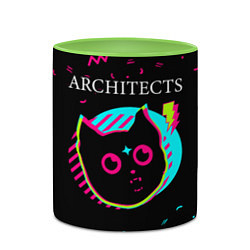 Кружка 3D Architects - rock star cat, цвет: 3D-белый + светло-зеленый — фото 2