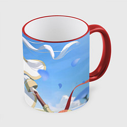 Кружка 3D Sousou no Frieren, цвет: 3D-красный кант
