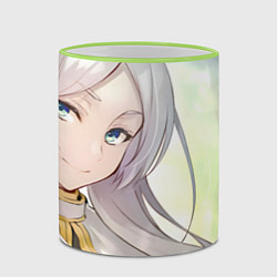 Кружка 3D Sousou no Frieren, цвет: 3D-светло-зеленый кант — фото 2