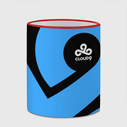 Кружка 3D Cloud9 - fan art, цвет: 3D-красный кант — фото 2