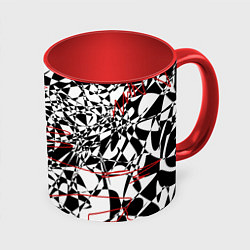 Кружка 3D Графика, цвет: 3D-белый + красный