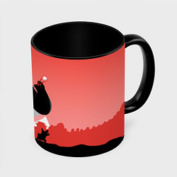 Кружка 3D По и Шифу - Кунг-фу Панда, цвет: 3D-белый + черный