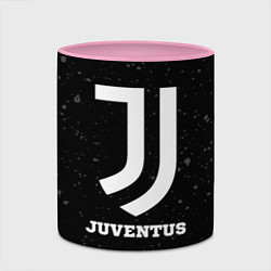 Кружка 3D Juventus sport на темном фоне, цвет: 3D-белый + розовый — фото 2