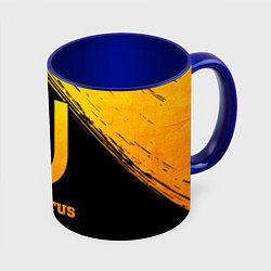 Кружка 3D Juventus - gold gradient, цвет: 3D-белый + синий