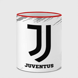 Кружка 3D Juventus sport на светлом фоне, цвет: 3D-красный кант — фото 2