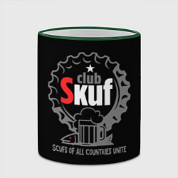 Кружка 3D Skuf club, цвет: 3D-зеленый кант — фото 2
