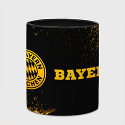 Кружка 3D Bayern - gold gradient по-горизонтали, цвет: 3D-белый + черный — фото 2