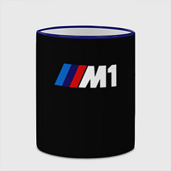 Кружка 3D BMW m1 logo, цвет: 3D-синий кант — фото 2