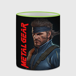 Кружка 3D Venom Snake Metal gear game, цвет: 3D-светло-зеленый кант — фото 2