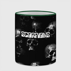 Кружка 3D Scorpions logo rock group, цвет: 3D-зеленый кант — фото 2