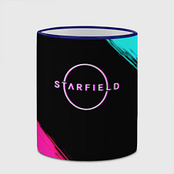 Кружка 3D Starfield neon, цвет: 3D-синий кант — фото 2