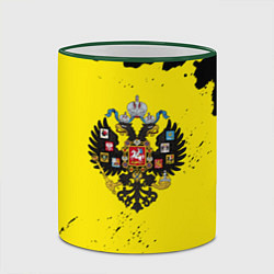 Кружка 3D Имперская россия краски, цвет: 3D-зеленый кант — фото 2