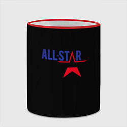 Кружка 3D All stars logo, цвет: 3D-красный кант — фото 2