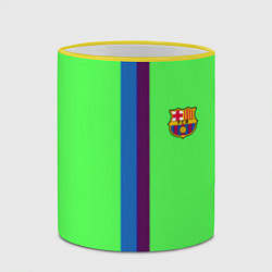 Кружка 3D Barcelona fc sport line, цвет: 3D-желтый кант — фото 2