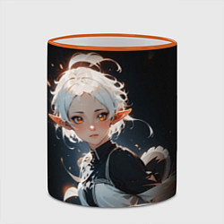 Кружка 3D Сильфи - Mushoku Tensei: Jobless, цвет: 3D-оранжевый кант — фото 2