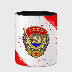 Кружка 3D СССР краски спорт, цвет: 3D-белый + черный — фото 2