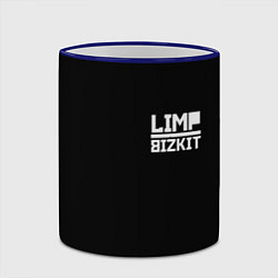 Кружка 3D Lim Bizkit logo, цвет: 3D-синий кант — фото 2