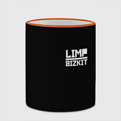 Кружка 3D Lim Bizkit logo, цвет: 3D-оранжевый кант — фото 2