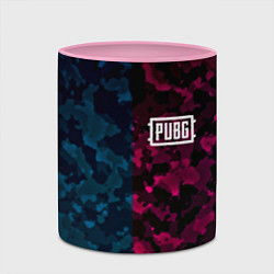 Кружка 3D PUBG camo texture, цвет: 3D-белый + розовый — фото 2