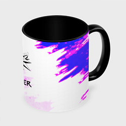 Кружка 3D The Witcher colors neon, цвет: 3D-белый + черный