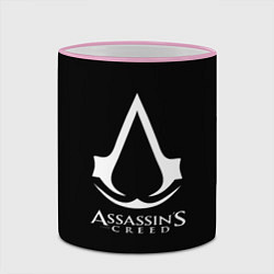 Кружка 3D Assassins Creed logo game, цвет: 3D-розовый кант — фото 2