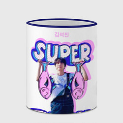 Кружка 3D BTS Super Tuna, цвет: 3D-синий кант — фото 2