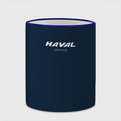 Кружка 3D Haval one love тёмно-синий, цвет: 3D-синий кант — фото 2