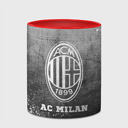 Кружка 3D AC Milan - grey gradient, цвет: 3D-белый + красный — фото 2