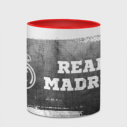 Кружка 3D Real Madrid - grey gradient по-горизонтали, цвет: 3D-белый + красный — фото 2