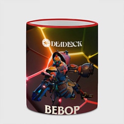 Кружка 3D Deadlock Bebop неоновые плиты, цвет: 3D-красный кант — фото 2