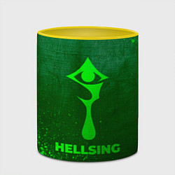 Кружка 3D Hellsing - green gradient, цвет: 3D-белый + желтый — фото 2