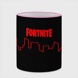 Кружка 3D Fortnite urban, цвет: 3D-розовый кант — фото 2