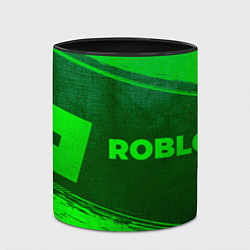 Кружка 3D Roblox - green gradient по-горизонтали, цвет: 3D-белый + черный — фото 2