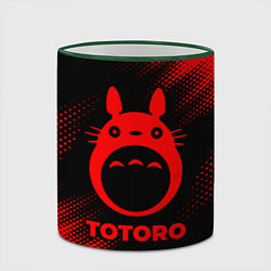 Кружка 3D Totoro - red gradient, цвет: 3D-зеленый кант — фото 2