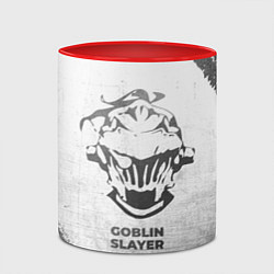 Кружка 3D Goblin Slayer - white gradient, цвет: 3D-белый + красный — фото 2
