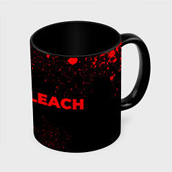 Кружка 3D Bleach - red gradient по-горизонтали, цвет: 3D-белый + черный