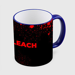 Кружка 3D Bleach - red gradient по-горизонтали, цвет: 3D-синий кант