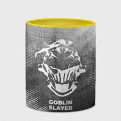 Кружка 3D Goblin Slayer - grey gradient, цвет: 3D-белый + желтый — фото 2