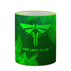 Кружка 3D The Last Of Us - green gradient, цвет: 3D-светло-зеленый кант — фото 2