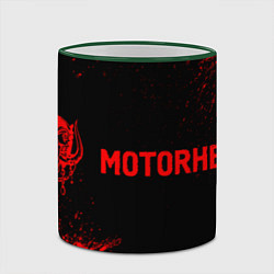 Кружка 3D Motorhead - red gradient по-горизонтали, цвет: 3D-зеленый кант — фото 2