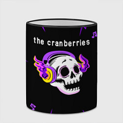 Кружка 3D The Cranberries неоновый череп, цвет: 3D-черный кант — фото 2