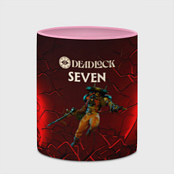 Кружка 3D Deadlock Seven, цвет: 3D-белый + розовый — фото 2