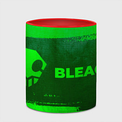 Кружка 3D Bleach - green gradient по-горизонтали, цвет: 3D-белый + красный — фото 2